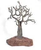 Barren Tree by Tim Jones, bronze on stone base, sold Feb 2020