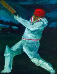 The Slog by John Kelly, 1989, oil on board, sold Feb 2020