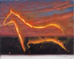 Lord Skye by Tim Storrier, 1999, synthetic polymer paint on board, sold Apr 2020