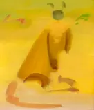 Kangaroo by Sam Fullbrook, 1985, oil on canvas board, sold May 2020
