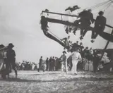 The Razzle Dazzle by Harold Cazneaux, 1910, silver gelatin photograph, sold Jun 2020