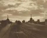 Winter Morning, Pyrmont Bridge by Harold Cazneaux, 1911, silver gelatin photograph, sold Jun 2020