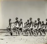 Maroubra Marches Past Bondi by Max Dupain, c.1950s, silver gelatin photograph, sold Jun 2020