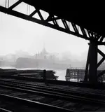 Pyrmont Bridge 1 by David Moore, 1947, silver gelatin photograph, sold Jun 2020
