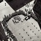Martin Place Youth Display 1 by David Moore, 1948, silver gelatin photograph, offered Jun 2020