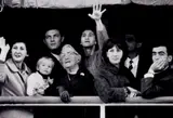 Migrants Arriving In Sydney by David Moore, 1966, silver gelatin photograph, sold Jun 2020