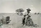 The Dreamer, Starvation Bore by Jeff Carter, 1963, selenium toned black and white photograph, sold Jun 2020