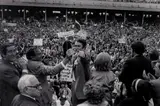 Malcom Fraser, Randwick Racecourse by Roger Scott, 1975, silver gelatin photograph, sold Jun 2020