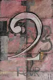 Precinct (Vu Ii) by Imants Tillers, 1994, synthetic polymer paint, gouache, and oilstick on 10 canvas boards, sold Aug 2020