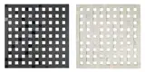 Counter: Divide by Hilarie Mais, 2005, oil, mirror glass, clear glass and mirror clips on constructed timber latticediptych, sold Aug 2020