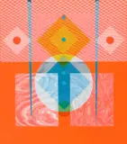 Translator by Joseph Stanislaus Ostoja-Kotkowski, 1975, mixed media on metal, sold Aug 2020