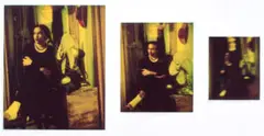 Koori Gothic Suite – Waiting For Brad by Destiny Deacon, 1995, three Bubble jet prints from Polaroid originals (triptych), sold Dec 2020