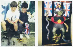 Regal Eagle by Destiny Deacon, 1994, colour Bubble jet print from Polaroid original (diptych), sold Dec 2020