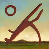 Upside Down Roo by John Kelly, 2002, oil on canvas, sold Mar 2021