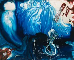 Matter Painting by Ralph Balson, c.1961, enamel on composition board, sold Mar 2021