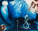 Matter Painting by Ralph Balson, c.1961, enamel on composition board, sold Mar 2021