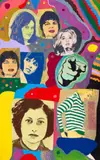 Heroine No Jinx But Gone by Richard Larter, 1976, oil on canvas, sold Mar 2021