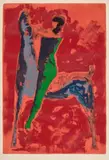 Gran Cavaliere (Great Knight) by Marino Marini, 1978, etching and colour aquatint on paper, sold Aug 2021
