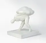 Cloud No. 5 by Guan Wei, 2009, painted bronze, sold Aug 2021