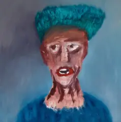 Suburb by Sidney Nolan, 1964, oil on board, sold Sep 2021