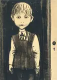 Coming Home by Charles Blackman, 1960, conte crayon on paper, offered Sep 2021
