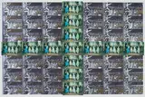 Coloured Family by Gilbert&George, 1981, postcards mounted on paper, sold Mar 2022