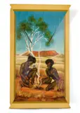 Camp Site (Ace Of Clubs) by Tony Albert, 2018, digital print on plywood, sold Mar 2022