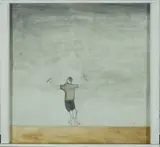 Skipping by Noel McKenna, 2009, oil on plywood in artist's frame, sold Mar 2022