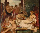 Study For ‘Summer Time’ by Rupert Bunny, c.1907, oil on board, sold Apr 2022