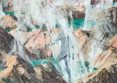 Shovel Man by Euan MacLeod, 2013, oil on canvas, sold May 2022