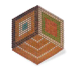 Untitled by Lionel Bawden, 2004, Steadler pencils, epoxy resin and linseed oil, offered May 2022