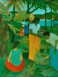 Untitled by Ray Crooke, c.1970's, oil on canvas on board, sold May 2022