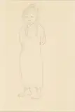 Child by Russell Drysdale, pencil on paper, offered May 2022