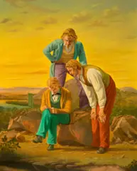 Bluff by Stephen Bush, 1990 – 91, oil on linen, sold Aug 2022