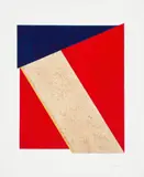 Triangle Construction by George Johnson, 1997, oil on linen, sold Aug 2022