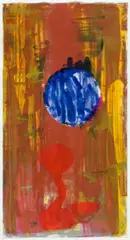Blank Thought Blood Remembering Iii by John Beard, 1989, monotype on paper, offered Aug 2022