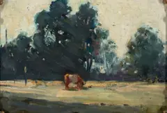 Summer Light by William Beckwith McInnes, c.1911, oil on board, sold Aug 2022