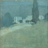 Nocturne by J J Hilder, c.1910, watercolour on paper, sold Aug 2022