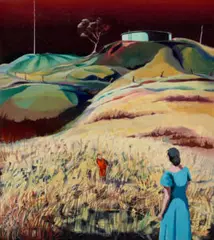 Top O’Hahndorf by Ivor Francis, 1970, oil on canvas on composition board, sold Aug 2022