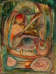 Fertility by Douglas Stubbs, 1966, oil on composition board, sold Aug 2022