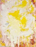 Aureum #1 by Aida Tomescu, 2012, oil on board, sold Oct 2022