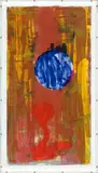 Blank Thought Blood Remembering Iii by John Beard, 1989, monotype on paper, sold Oct 2022