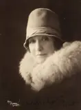 Portrait Of Dame Nellie Melba by Annie May Moore, 1928, silver gelatin photograph, sold Oct 2022