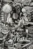 Detail Of The Right Section Of The Mural By Wolfgang Sievers At The Victorian Chamber Of Commerce by Wolfgang Sievers, 1970, silver gelatin photograph on card, sold Oct 2022