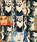 Centre Light Set (Marilyn Monroe) by Richard Larter, 1970, enamel and pencil on composition board, sold Dec 2022