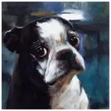 Untitled #999, 2003 by Louise Hearman, 2003, oil on composition board, sold Dec 2022