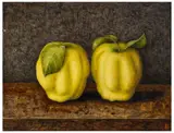 Still Life 1 (Quinces) by Bridget Ohlsson, 2001, oil on linen, sold Dec 2022