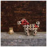 International by Michael Stevenson, 1992, oil on plywood, sold Dec 2022