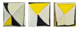 Three Works by Ildiko Kovacs, 2005, oil on plywood, sold Dec 2022