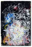 Fumetti I by Aida Tomescu, 2007, ink, oil and oil stick on paper, sold Dec 2022